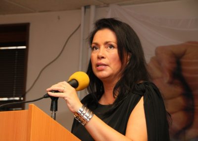 V závěru vystoupila se svým příspěvkem i šéfka Suverenity Jana Bobošíková