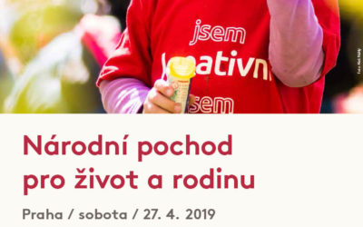 Národní pochod pro život a rodinu 2019 –  Praha – 27. 4. 2019