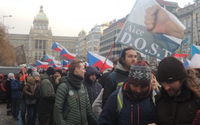 Akce D.O.S.T. proti šíření strachu a nenávisti – Praha 14. 12. 2021